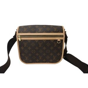 Louis Vuitton Brown Bag Bosphore Shoulder Logo Monogram Crossbody Messenger